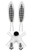 Wholesale Easter Cloth Faceless Doll Rabbit Ornament JDC-OS-PinX001 Ornaments 品轩 black white Wholesale Jewelry JoyasDeChina Joyas De China