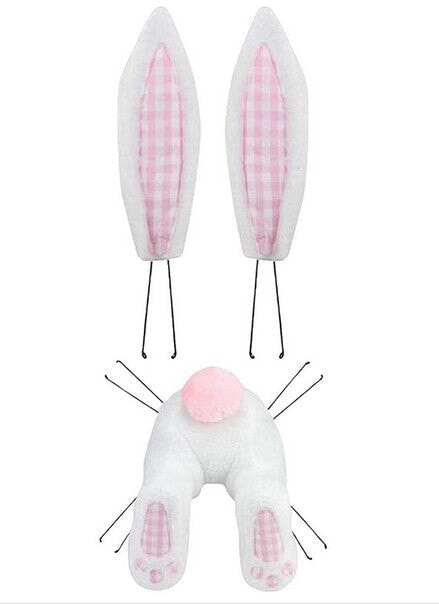 Wholesale Easter Cloth Faceless Doll Rabbit Ornament JDC-OS-PinX001 Ornaments 品轩 pink plaid Wholesale Jewelry JoyasDeChina Joyas De China