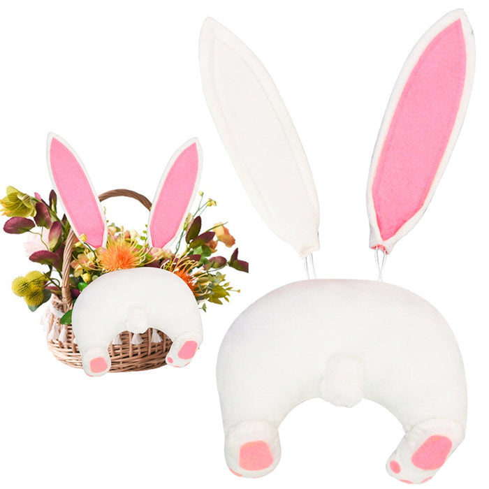 Wholesale Easter Cloth Faceless Doll Rabbit Ornament JDC-OS-PinX001 Ornaments 品轩 white Wholesale Jewelry JoyasDeChina Joyas De China