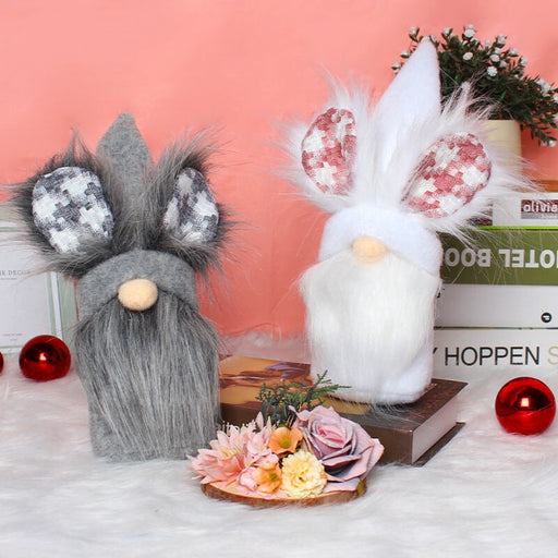 Wholesale Easter Faceless Gnome Doll Rabbit Fabric Filled Cotton Ornament JDC-OS-GangL009 Ornaments 港恋 Wholesale Jewelry JoyasDeChina Joyas De China