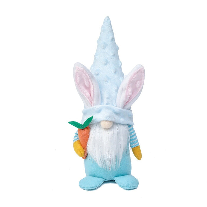 Wholesale Easter Pointed Hat Rabbit Doll Fabric Ornament JDC-OS-GangL001 Ornaments 港恋 blue Wholesale Jewelry JoyasDeChina Joyas De China