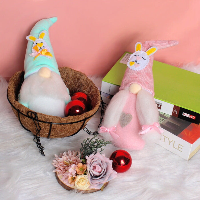 Wholesale Easter Rudolph Rabbit Ears Doll Fabric Filled Cotton Ornament JDC-OS-GangL019 Ornaments 港恋 Wholesale Jewelry JoyasDeChina Joyas De China