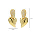 Wholesale elegant 18K gold brass love pendant earrings ladies earrings Earrings JoyasDeChina Wholesale Jewelry JoyasDeChina Joyas De China