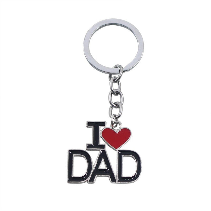 Wholesale Father's Day Mother's Day Alloy Keychain JDC-KC-TianG001 Keychains 天高 Wholesale Jewelry JoyasDeChina Joyas De China