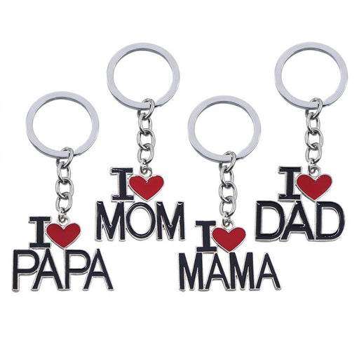 Wholesale Father's Day Mother's Day Alloy Keychain JDC-KC-TianG001 Keychains 天高 Wholesale Jewelry JoyasDeChina Joyas De China