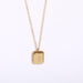 Wholesale Flower Pendant Stainless Steel Gold Plated Necklace JDC-NE-Jif053 Necklaces 集沣 Wholesale Jewelry JoyasDeChina Joyas De China