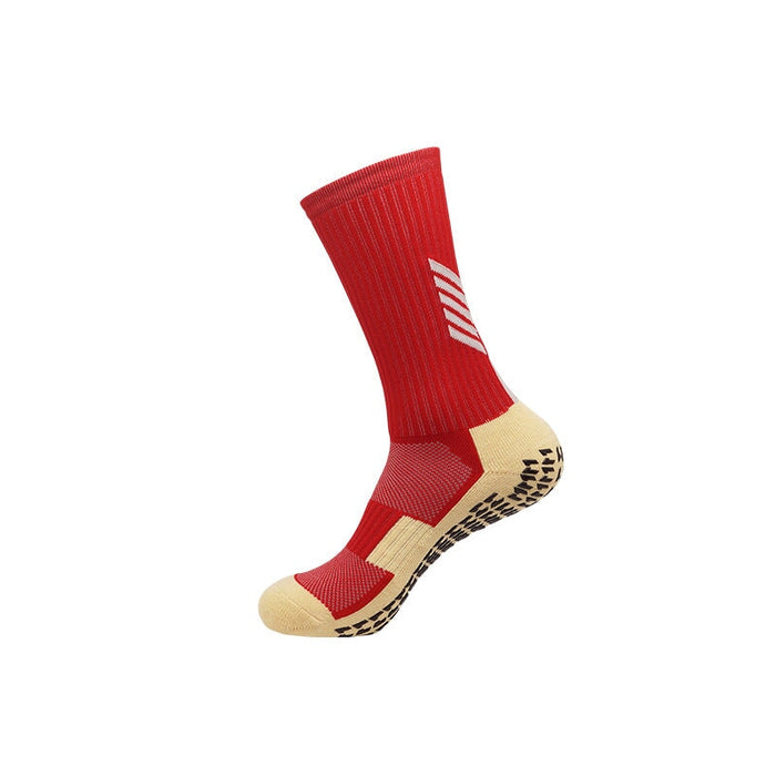 Wholesale Football Socks Men's Nylon Medium Tube Socks Children's Sports Socks JDC-SK-LingTu002 Sock 领途 Adult red Wholesale Jewelry JoyasDeChina Joyas De China