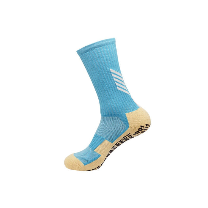Wholesale Football Socks Men's Nylon Medium Tube Socks Children's Sports Socks JDC-SK-LingTu002 Sock 领途 Adult sky blue Wholesale Jewelry JoyasDeChina Joyas De China