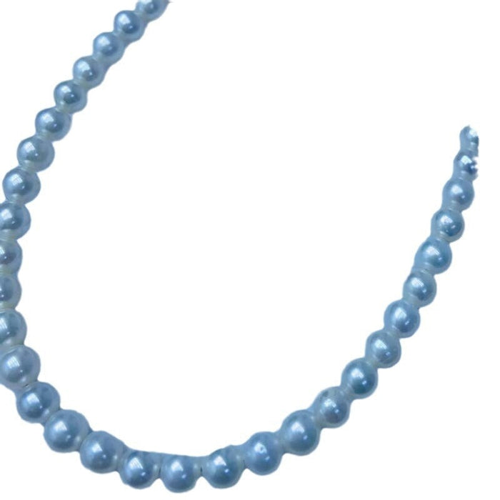 Wholesale Freshwater Close to Round 3-6 Millet Chain Temperament Beads Clavicle Necklace Necklaces JoyasDeChina Wholesale Jewelry JoyasDeChina Joyas De China