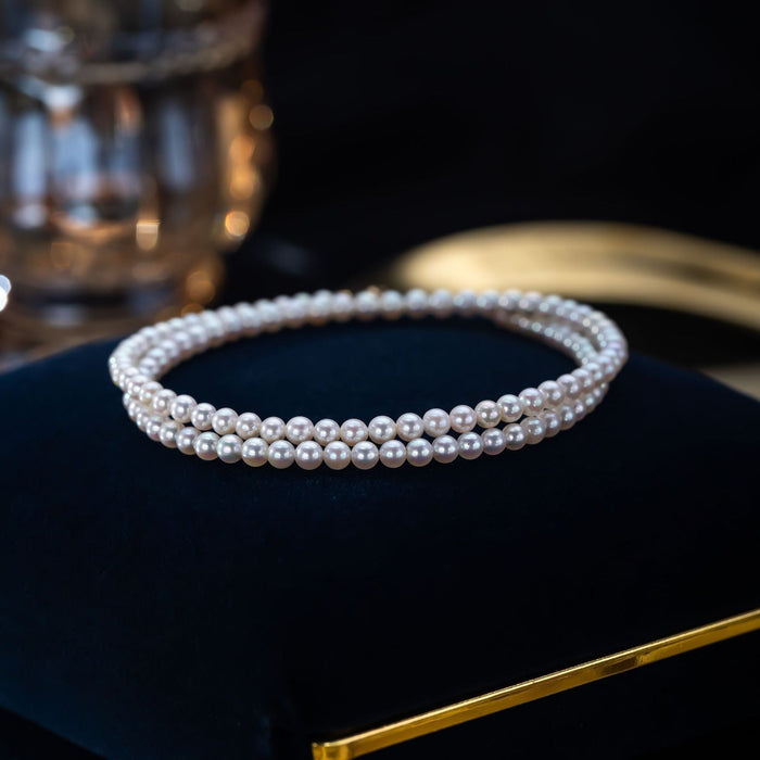 Wholesale Freshwater Close to Round 3-6 Millet Chain Temperament Beads Clavicle Necklace Necklaces JoyasDeChina Wholesale Jewelry JoyasDeChina Joyas De China