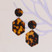 Wholesale Geometric Circle Acetate Sheet Acrylic Resin Leopard Print Earrings JDC-ES-Ruol006 Earrings 若龙 Round tortoiseshell A11-1-3-6 Wholesale Jewelry JoyasDeChina Joyas De China
