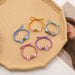 Wholesale geometric color hair rope JDC-HS-Yongh005 Hair Scrunchies 永恒 Wholesale Jewelry JoyasDeChina Joyas De China