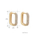 Wholesale Geometric Metal Hoop Earrings JDC-ES-Ruol002 Earrings 若龙 Five styles A17-2-3-2 Wholesale Jewelry JoyasDeChina Joyas De China