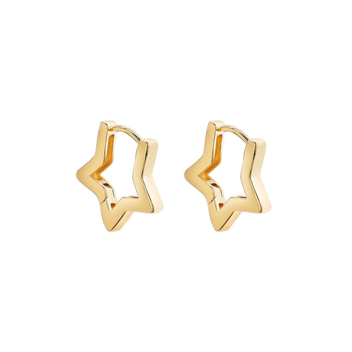 Wholesale Geometric Metal Hoop Earrings JDC-ES-Ruol002 Earrings 若龙 Style VI a17-2-2-5 Wholesale Jewelry JoyasDeChina Joyas De China