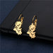 Wholesale Gold Heart Geometric Stainless Steel Earrings JDC-ES-MINGM024 Earrings 敏萌 EZ53 Wholesale Jewelry JoyasDeChina Joyas De China