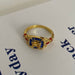 Wholesale Gold Plated Alloy Band Rhinestone Gemstone Ring JDC-RS-Sanj010 Rings 三杰 Wholesale Jewelry JoyasDeChina Joyas De China