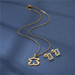 Wholesale Gold Stainless Steel Earrings Set JDC-ES-MINGM030 Earrings 敏萌 Wholesale Jewelry JoyasDeChina Joyas De China