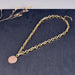 Wholesale gold Stainless Steel Gold Plated Necklace JDC-NE-YS058 Necklaces 艺昇 Wholesale Jewelry JoyasDeChina Joyas De China