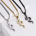 Wholesale gold stainless steel snake necklace JDC-NE-Aimi009 Necklaces 爱米萝 Wholesale Jewelry JoyasDeChina Joyas De China