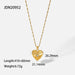 Wholesale Gold Titanium Steel Gold Plated Necklace JDC-NE-JD382 Necklaces 杰鼎 1 Wholesale Jewelry JoyasDeChina Joyas De China