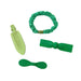 Wholesale Green Bow Plastic Resin Hair Clip Hair Rope JDC-HC-Jiax007 Hair Clips 佳芯 Wholesale Jewelry JoyasDeChina Joyas De China