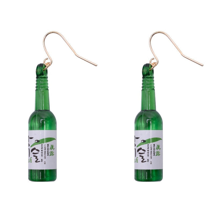 Wholesale green resin earrings JDC-ES-Sideng014 Earrings 思登 6322DB Wholesale Jewelry JoyasDeChina Joyas De China