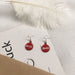Wholesale green resin earrings JDC-ES-Sideng014 Earrings 思登 9256B Wholesale Jewelry JoyasDeChina Joyas De China