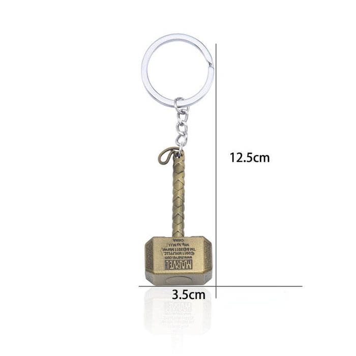 Wholesale Hammer Alloy Letter Keychain JDC-KC-TianG011 Keychains 天高 ancient copper 7.5*3.4CM Wholesale Jewelry JoyasDeChina Joyas De China