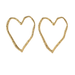 Wholesale hollow gold color love heart alloy earrings JDC-ES-LSY016 earrings JoyasDeChina Wholesale Jewelry JoyasDeChina Joyas De China