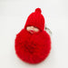 Wholesale imitation otter rabbit hair sleep doll keychain JDC-KC-QiShi007 Keychains 奇释 Wholesale Jewelry JoyasDeChina Joyas De China