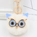 Wholesale Imitation Rex Rabbit Fur Big Eyes Sequined Owl Fur Ball Pom Pom Keychain JDC-KC-Zuge012 Keychains 祖格 Wholesale Jewelry JoyasDeChina Joyas De China