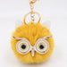 Wholesale Imitation Rex Rabbit Fur Big Eyes Sequined Owl Fur Ball Pom Pom Keychain JDC-KC-Zuge012 Keychains 祖格 Wholesale Jewelry JoyasDeChina Joyas De China