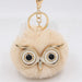 Wholesale Imitation Rex Rabbit Fur Big Eyes Sequined Owl Fur Ball Pom Pom Keychain JDC-KC-Zuge012 Keychains 祖格 Flesh white / Wholesale Jewelry JoyasDeChina Joyas De China