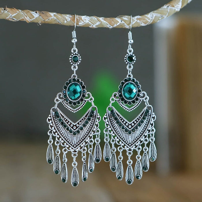 Wholesale imitation seedling silver metal earrings JDC-ES-Daiq010 Earrings 黛茜 Wholesale Jewelry JoyasDeChina Joyas De China