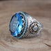 Wholesale Inlaid Sea Blue Zircon Ring JDC-RS-Beid004 Rings 贝迪 Wholesale Jewelry JoyasDeChina Joyas De China