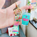 Wholesale Into Oil Pearl Milk Tea Plastic Metal Keychain JDC-KC-ManM001 Keychains 曼妙 Wholesale Jewelry JoyasDeChina Joyas De China