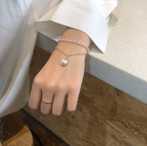 Wholesale Jewelry pearl pendant necklace Women's elegant clavicle chain necklace pearl necklace Necklaces JoyasDeChina silver bracelet Wholesale Jewelry JoyasDeChina Joyas De China