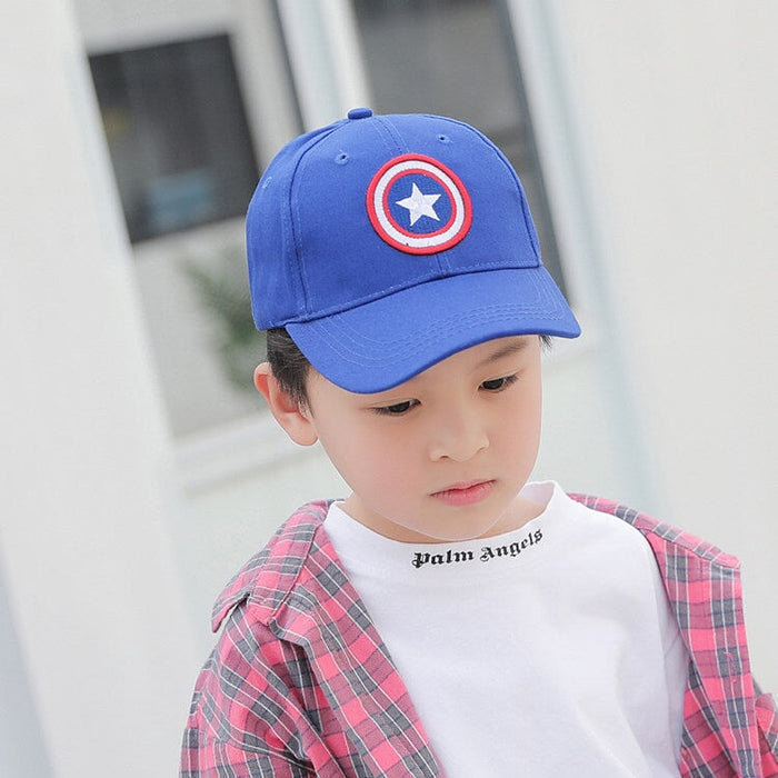 Wholesale Kids Baseball Hat Cotton Shade Hip Hop Hat JDC-FH-Qiuj013 Fashionhat 秋婕 blue adjustable(48-54cm) Wholesale Jewelry JoyasDeChina Joyas De China