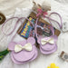 Wholesale kids Bright Sequin Bow PU Shoulder Bag JDC-SD-Hanc001 Shoulder Bags 韩创 L purple Wholesale Jewelry JoyasDeChina Joyas De China