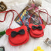 Wholesale kids Bright Sequin Bow PU Shoulder Bag JDC-SD-Hanc001 Shoulder Bags 韩创 L red Wholesale Jewelry JoyasDeChina Joyas De China