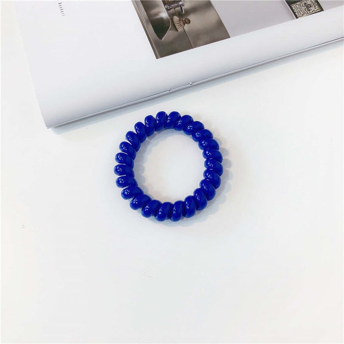 Wholesale Klein Blue Plastic Resin Hair Clip Hair Rope Headband JDC-HC-Jiax004 Hair Clips 佳芯 Wholesale Jewelry JoyasDeChina Joyas De China