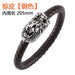 Wholesale Leather Braided Lion Stainless Steel Bracelet JDC-BT-RShen028 Bracelet 日盛 Wholesale Jewelry JoyasDeChina Joyas De China