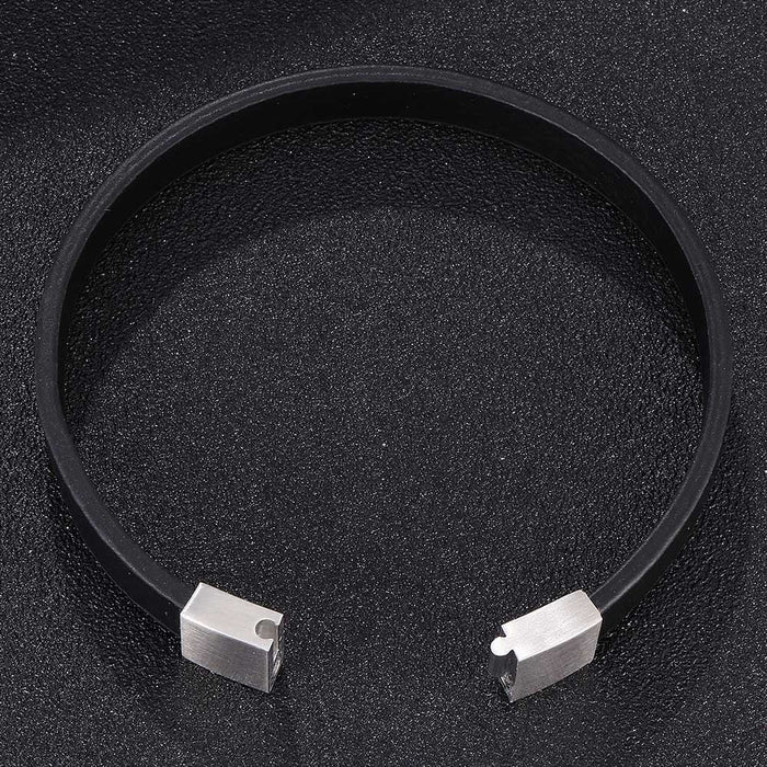 Wholesale Leather Cord Stainless Steel Braided Bracelet JDC-BT-RShen010 Bracelet 日盛 Wholesale Jewelry JoyasDeChina Joyas De China