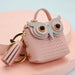 Wholesale Leather Owl Keychain JDC-KC-WS151 Keychains 围颂 Wholesale Jewelry JoyasDeChina Joyas De China