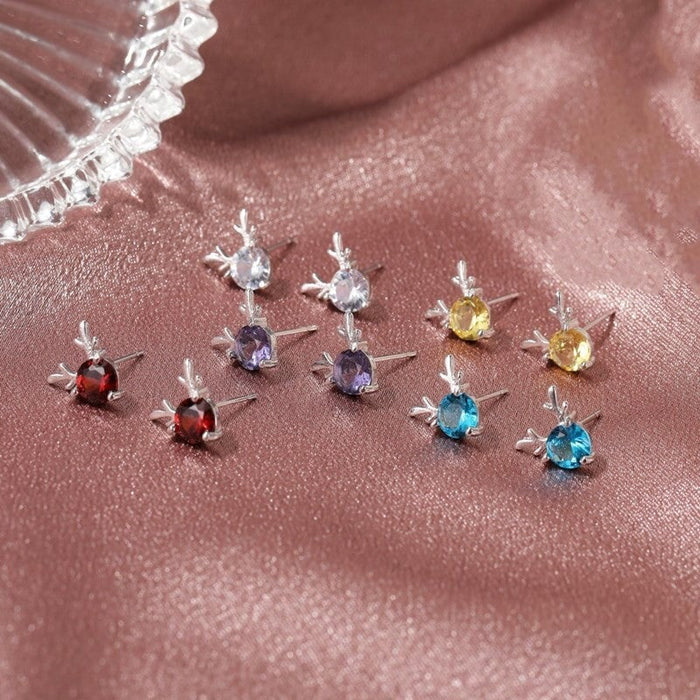 Wholesale Little Elk Electroplating Alloy Earrings for Christmas JDC-ES-Yizhong008 Earrings 怡众 Wholesale Jewelry JoyasDeChina Joyas De China