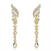 Wholesale long alloy earrings JDC-ES-GSDB030 Earrings 丹比华比 Wholesale Jewelry JoyasDeChina Joyas De China