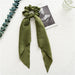 Wholesale Long Streamers Cloth Hair Rope JDC-HS-SanT001 三态 dark green Wholesale Jewelry JoyasDeChina Joyas De China