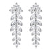 Wholesale long tassel crystal earrings JDC-ES-GSDB027 Earrings 丹比华比 White Wholesale Jewelry JoyasDeChina Joyas De China