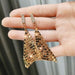 Wholesale long two-piece gold earrings JDC-ES-Sideng033 Earrings 思登 1 Wholesale Jewelry JoyasDeChina Joyas De China