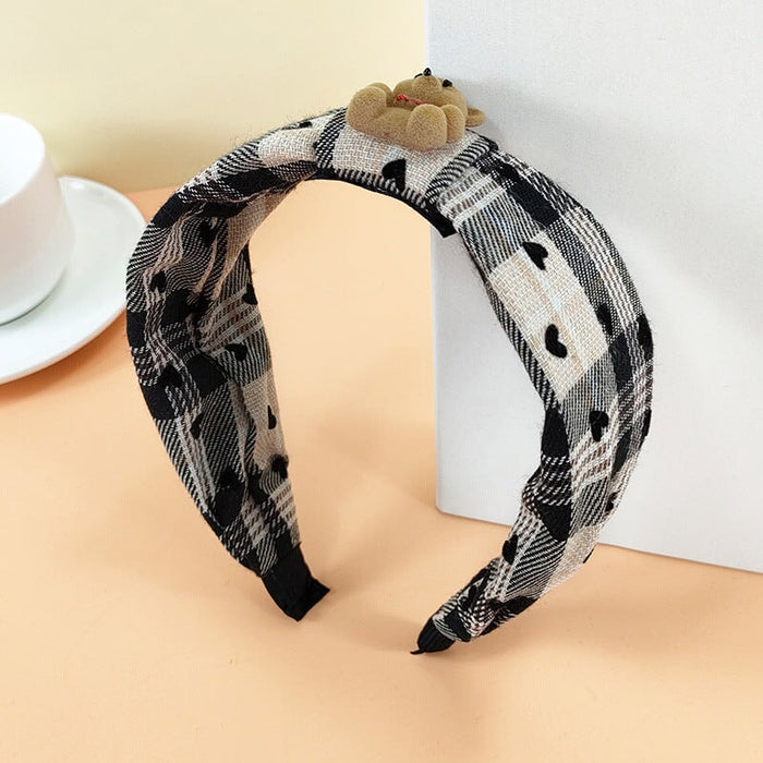 Wholesale Love Bow Bear Fabric Headband (F)JDC-HD-O378 Headband 潮炫 1 Wholesale Jewelry JoyasDeChina Joyas De China